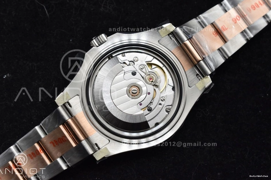 Best Minimalist Case Yacht-Master Dial Edition 37mm 268621 1216 and CVSF 316L A Black SS 1:1 RG Bracelet 0403